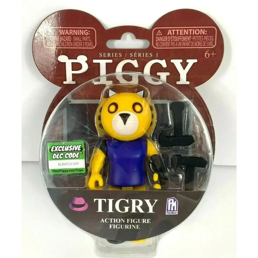 Piggy Tigry Action Figure 3.5In Serie 1 Includes DLC Items Age 6 and Up New